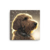 Labradoodle in the Snow Canvas - Image 4