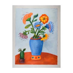 Flower oil painting