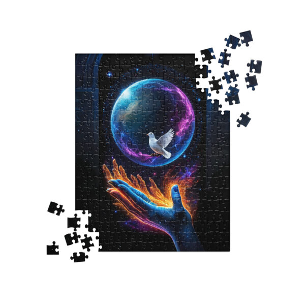 Celestial Dove Jigsaw Puzzle - Image 2