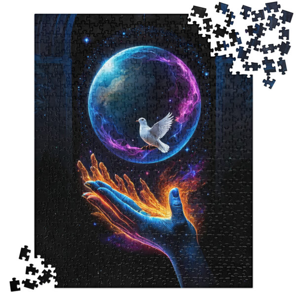 Celestial Dove Jigsaw Puzzle