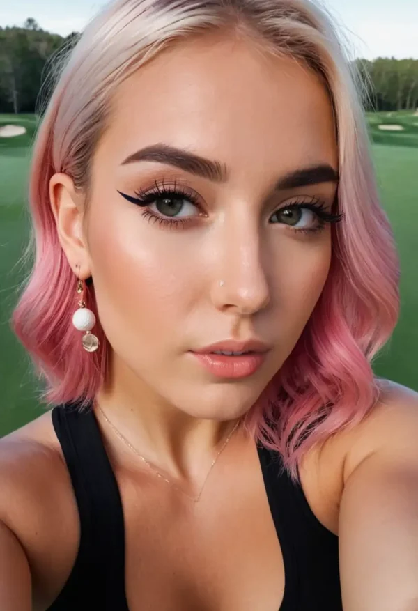 Influencer Model Sienna Ray Golf Cart Ride