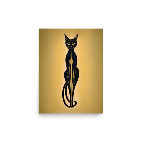 Cats Art Deco 1920s Poster - Image 4