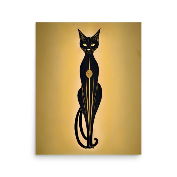 Cats Art Deco 1920s Poster - Image 5