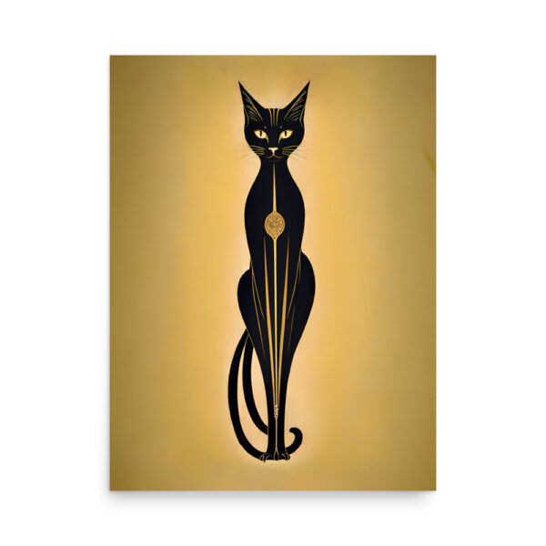 Cats Art Deco 1920s Poster - Image 6