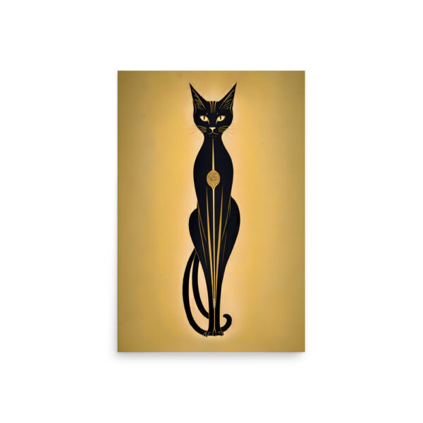 Cats Art Deco 1920s Poster - Image 7