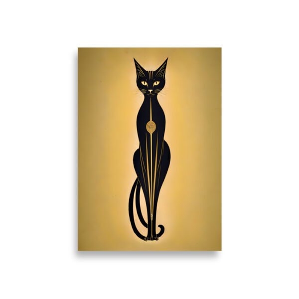 Cats Art Deco 1920s Poster - Image 2