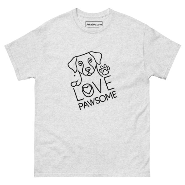 I'm Pawsome Dog Lover T-Shirt | Minimalist Line Art Pet Mom Tee | Cute Dog On Light Color Shirt | Gift for Dog Moms | Mother's Day Dog Shirt - Image 7