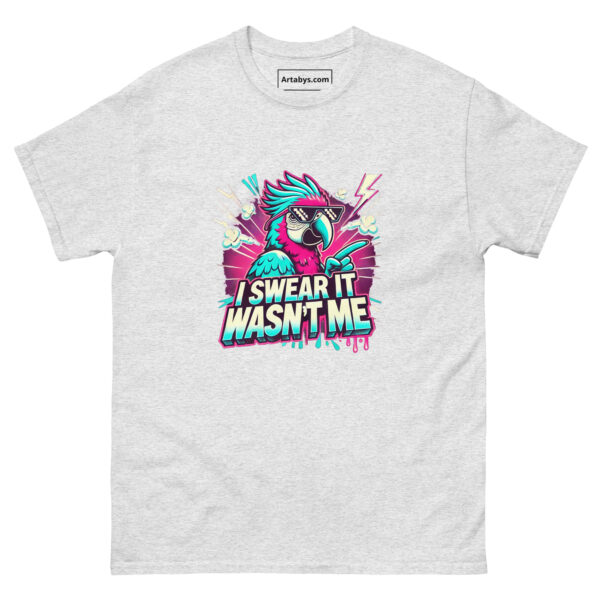 I Swear It Wasn't Me Funny Bird T-Shirt – Retro 90s Style Tee for Animal Lovers, Funny Pet Shirt, Gift for Bird Owners, Cool Parrot Tee - Image 7
