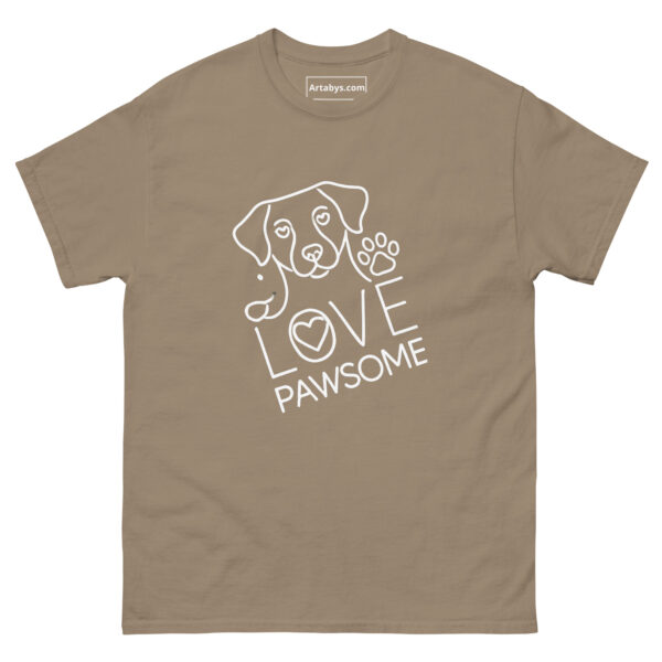 I'm Pawsome Dog Lover T-Shirt | Minimalist Line Art Pet Mom Tee | Cute Dog Paw Print Shirt | Gift for Dog Moms | Mother's Day Dog Shirt - Image 8