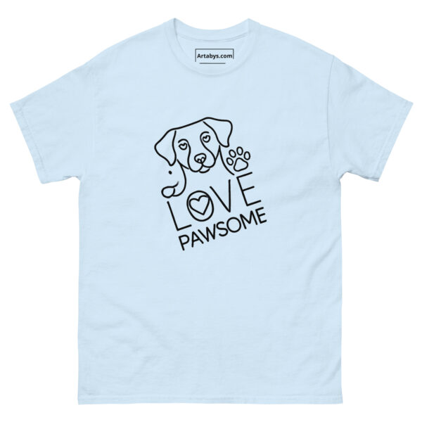 I'm Pawsome Dog Lover T-Shirt | Minimalist Line Art Pet Mom Tee | Cute Dog On Light Color Shirt | Gift for Dog Moms | Mother's Day Dog Shirt - Image 6