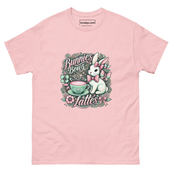 Pastel Coquette Easter Coffee T-Shirt | Vintage Bunny & Floral Tee | Aesthetic Cottagecore Coffee Lover Shirt | Spring Pastel Graphic Tee