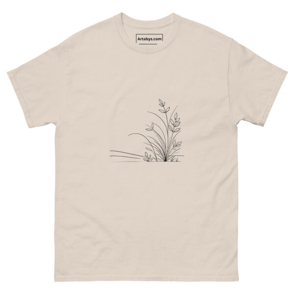 Minimalist Grass Leaves Line Art Print | Modern Botanical Wall Art | Simple Nature Illustration | Elegant Home Decor | Aesthetic Plant Art - Image 2
