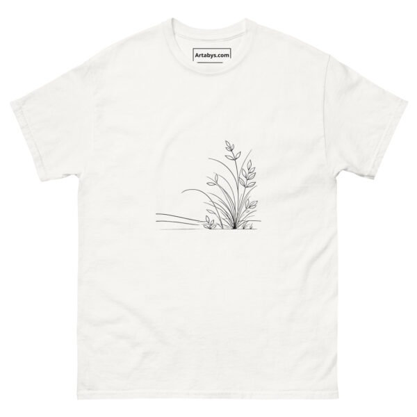 Minimalist Grass Leaves Line Art Print | Modern Botanical Wall Art | Simple Nature Illustration | Elegant Home Decor | Aesthetic Plant Art