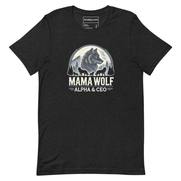 Wolf Alpha & CEO T-Shirt - Dark | Wolf Pack Leader Tee | Outdoor Adventure Mom Gift | Wolf Family Graphic Tee | Boss Mom Shirthirt