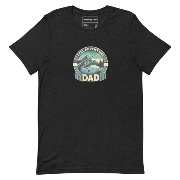 Reel Adventure Dad T-Shirt | Fishing Gift for Dad | Bass Fishing Shirt | Outdoor Adventure Tee | Father's Day Gift | Camping Hiking Shirt - Image 2