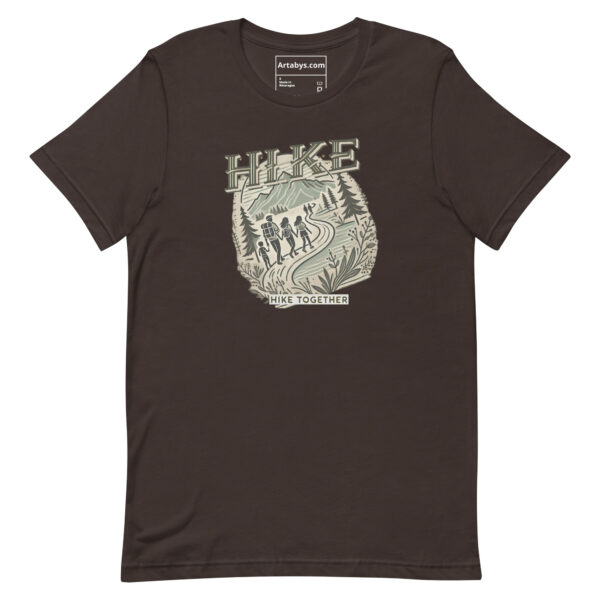 Hike Together T-Shirt | Family Hiking Shirt | Outdoor Adventure Tee | Trail Walking Gift | Nature Lover Shirt | Camping Hiking Graphic Tee - Image 4