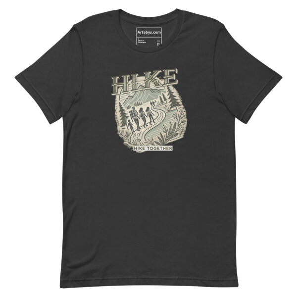 Hike Together T-Shirt | Family Hiking Shirt | Outdoor Adventure Tee | Trail Walking Gift | Nature Lover Shirt | Camping Hiking Graphic Tee - Image 5