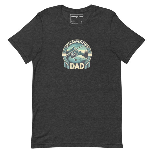 Reel Adventure Dad T-Shirt | Fishing Gift for Dad | Bass Fishing Shirt | Outdoor Adventure Tee | Father's Day Gift | Camping Hiking Shirt - Image 4