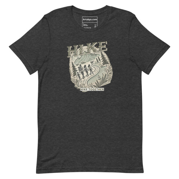 Hike Together T-Shirt | Family Hiking Shirt | Outdoor Adventure Tee | Trail Walking Gift | Nature Lover Shirt | Camping Hiking Graphic Tee - Image 7