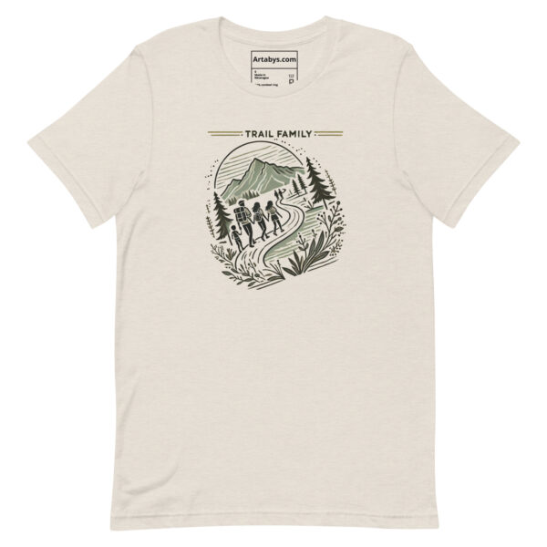 Trail Family T-Shirt | Family Hiking Shirt | Outdoor Adventure Tee | Nature Lover Gift | Camping Hiking Graphic Tee | National Park Shirt - Image 5