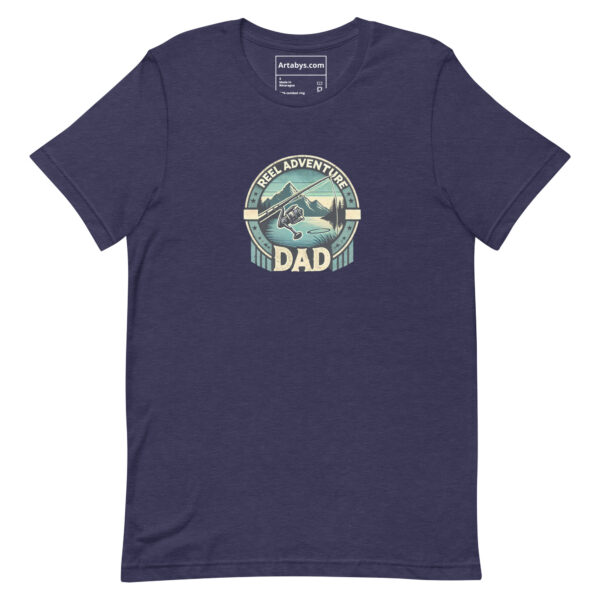 Reel Adventure Dad T-Shirt | Fishing Gift for Dad | Bass Fishing Shirt | Outdoor Adventure Tee | Father's Day Gift | Camping Hiking Shirt - Image 3