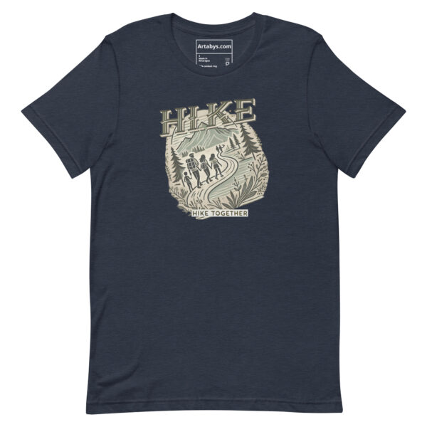 Hike Together T-Shirt | Family Hiking Shirt | Outdoor Adventure Tee | Trail Walking Gift | Nature Lover Shirt | Camping Hiking Graphic Tee - Image 6