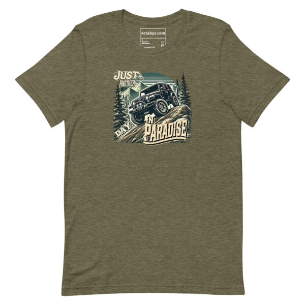 Just Another Day In Paradise T-Shirt | Off-Road Adventure Shirt | 4x4 Overlanding Tee | Jeep Life Gift | Outdoor Camping Hiking Graphic Tee - Image 8