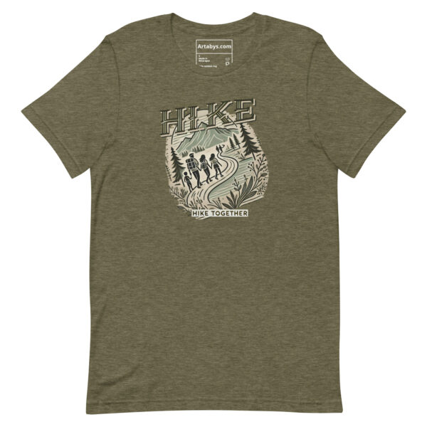 Hike Together T-Shirt | Family Hiking Shirt | Outdoor Adventure Tee | Trail Walking Gift | Nature Lover Shirt | Camping Hiking Graphic Tee