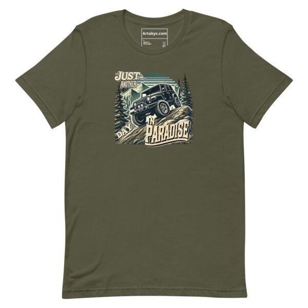 Just Another Day In Paradise T-Shirt | Off-Road Adventure Shirt | 4x4 Overlanding Tee | Jeep Life Gift | Outdoor Camping Hiking Graphic Tee - Image 7