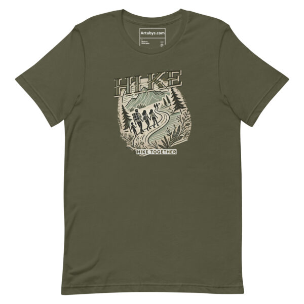 Hike Together T-Shirt | Family Hiking Shirt | Outdoor Adventure Tee | Trail Walking Gift | Nature Lover Shirt | Camping Hiking Graphic Tee - Image 8