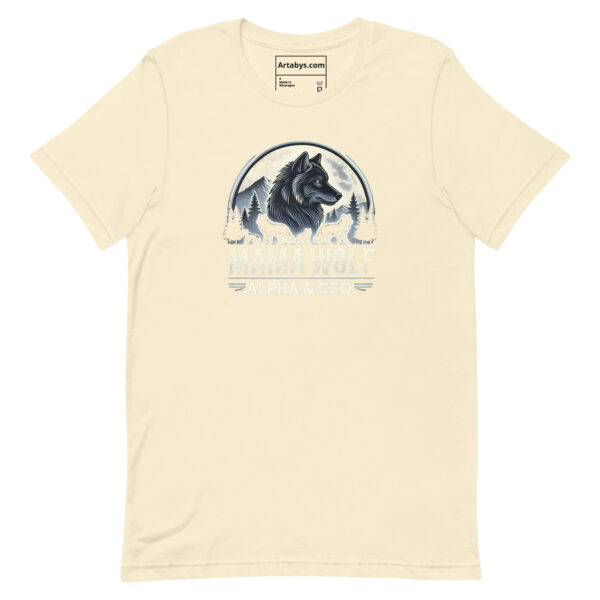 Mama Wolf Alpha & CEO T-Shirt - Light | Wolf Pack Leader Tee | Outdoor Adventure Mom Gift | Wolf Family Graphic Tee | Boss Mom Shirt - Image 5