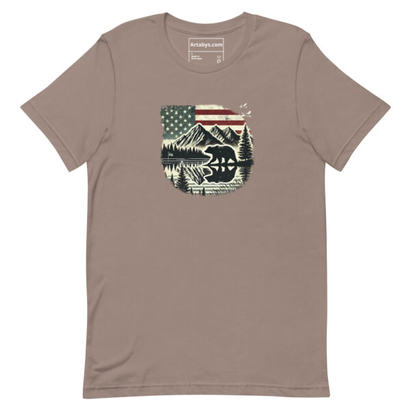 Wild Frontier Silhouette T-Shirt | Bear Wilderness Tee | Outdoor Adventure Shirt | Camping Hiking Gift | Nature Wildlife Graphic Tee - Image 9