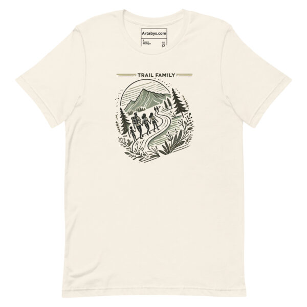 Trail Family T-Shirt | Family Hiking Shirt | Outdoor Adventure Tee | Nature Lover Gift | Camping Hiking Graphic Tee | National Park Shirt - Image 7