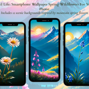 Spring Phone Wallpapers Mountain Wildflowers