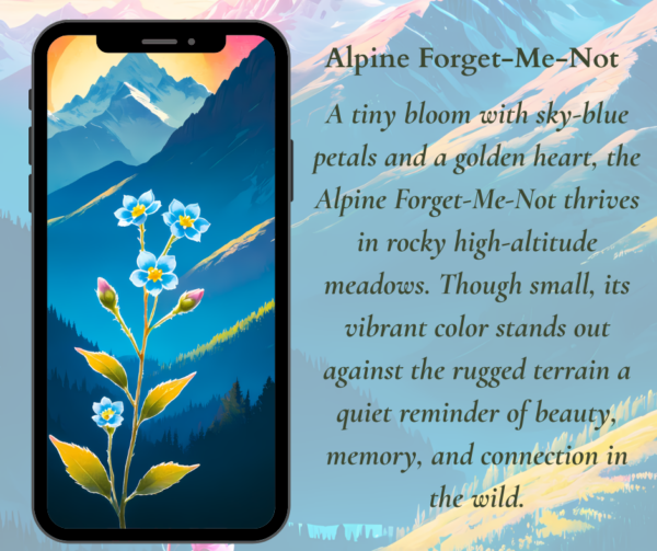 Spring Phone Wallpapers Mountain Wildflowers - Image 7