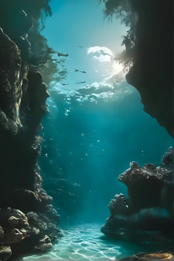 Underwater iPhone or Android wallpaper