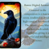 Raven Smartphone Wallpaper Raven Lock Screen Wallpaper Wildlife Lock Screen Wallpaper for iPhone or Android - Image 4
