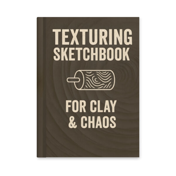 Hardcover Journal Texturing Sketchbook For Clay and Chaos