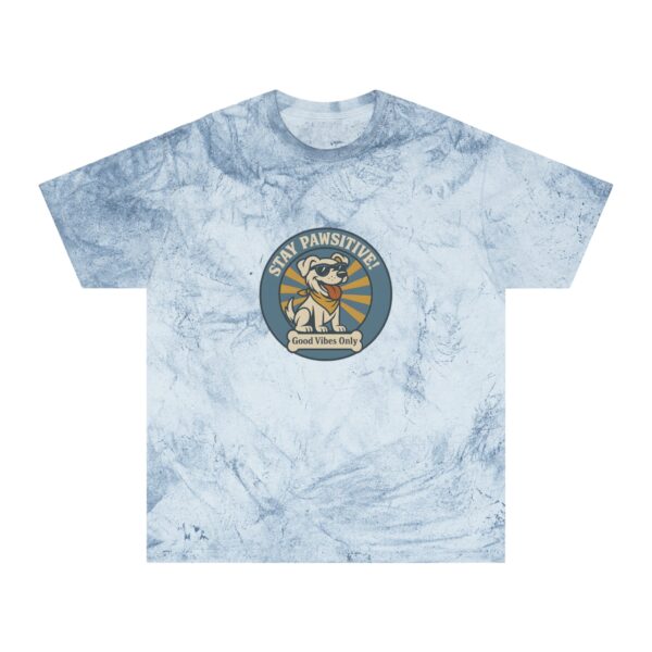 Dog Lover Retro T-Shirt Stay Pawsitive Funny Summer Tee Gift for Pet Owners Outdoor Hikers Beach Walkers Positive Vibes Shirt